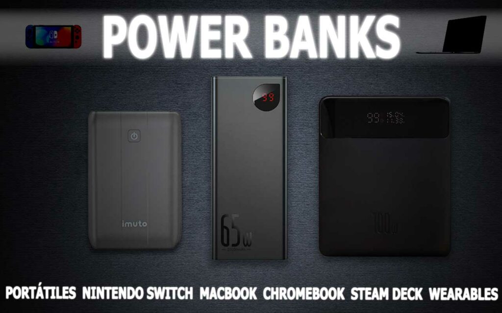 mejores Power banks para MacBooks, portátiles y consolas de mano